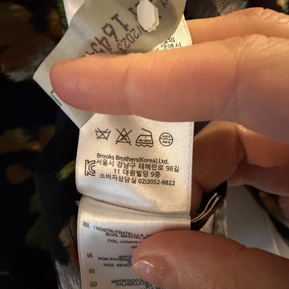 Brooks Brothers Floral Multicolor Blouse - Picture 5 of 6